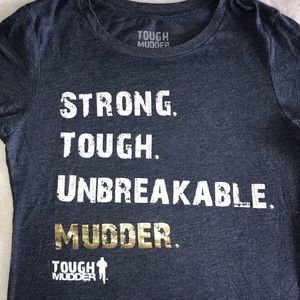 Tough mudder short sleeve shirt size large